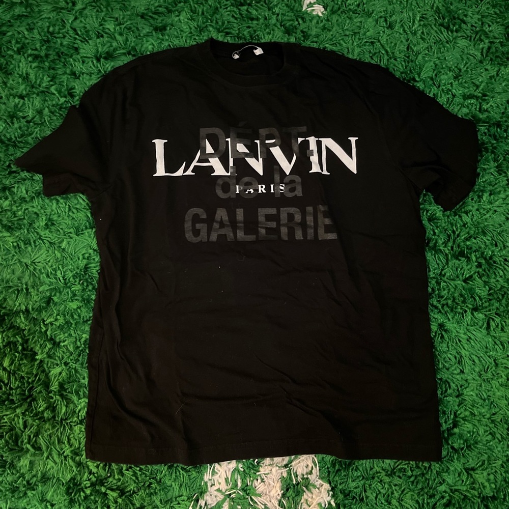 Black lanvin gallery dept tee